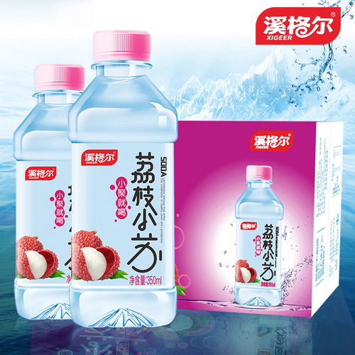 溪格尔苏打水350ml 24瓶无糖无气弱碱果味苏打水饮料多规格整箱,一品好特惠