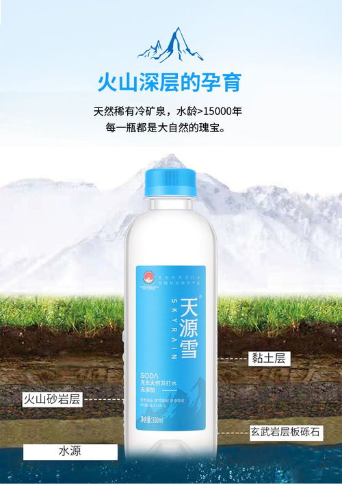 天源雪克东天然苏打水470ml 15瓶备孕饮用水尿酸高饮用弱碱性水